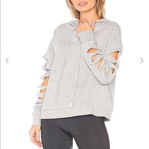 Alo Yoga Slay Shredded Hoodie